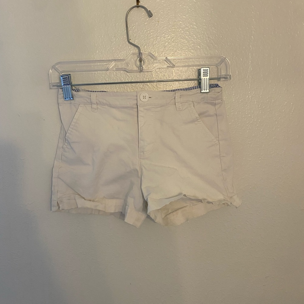 Girls White Shorts